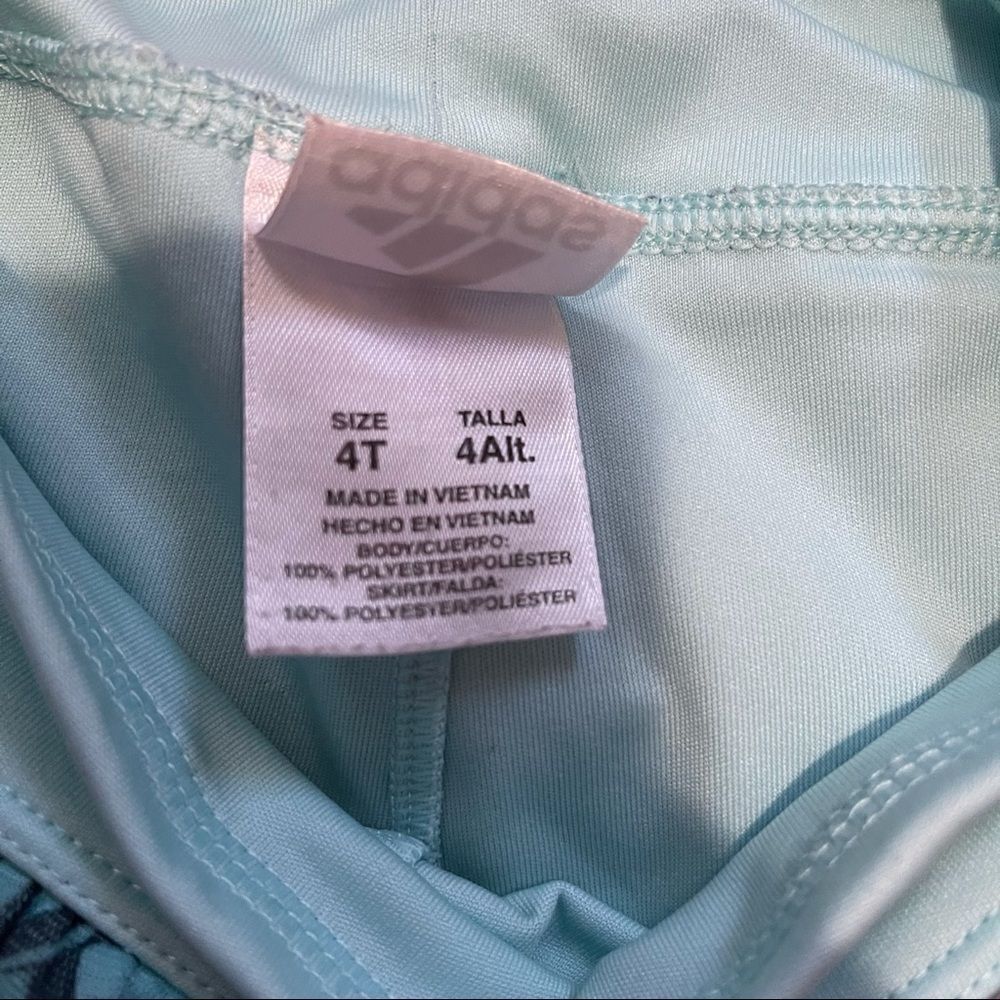 adidas Girl's Printed Mesh Skort Sz 4T - Picture 12 of 12